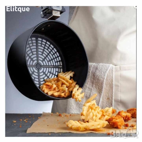 ФРИТЮРНИК С ГОРЕЩ ВЪЗДУХ /Air Fryer, снимка 7 - Друга електроника - 52852611