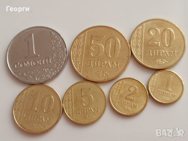 сетове монети (Есватини, Мавритания, Сао Томе и Принсипи, Таджикистан, Туркменистан), снимка 7 - Нумизматика и бонистика - 41816055
