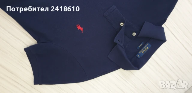 POLO Ralph Lauren Pique Cotton Slim Fit Mens Size S  ОРИГИНАЛ! Мъжка Тениска!, снимка 3 - Тениски - 50822537