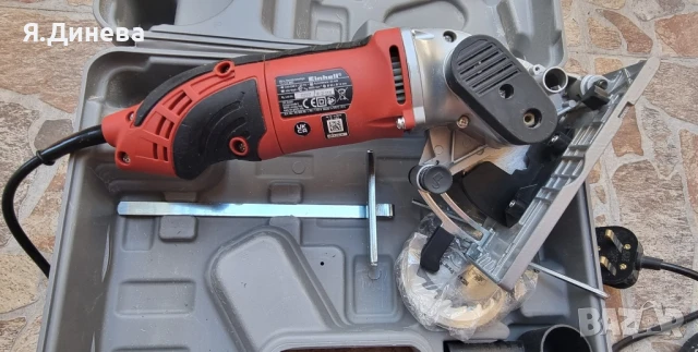 Мини ръчен цирколяр Einhell , снимка 3 - Други инструменти - 50983384