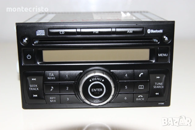 CD Radio Bluetooth Nissan Qashqai J10 (2007-2013г.) 28185JD00A / 28185 JD00A касетофон