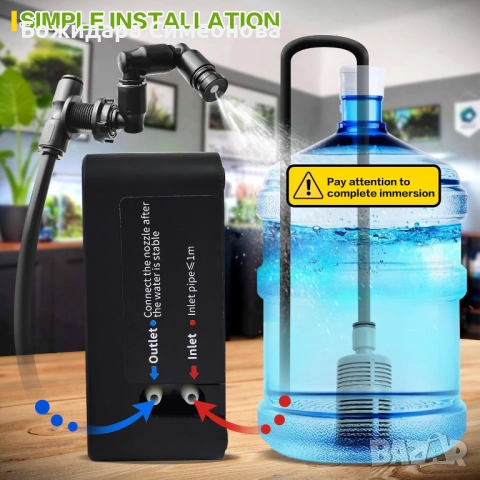 Aвтоматична система за пръскане и мъгла за терариум, снимка 7 - Терариуми и оборудване - 52443230