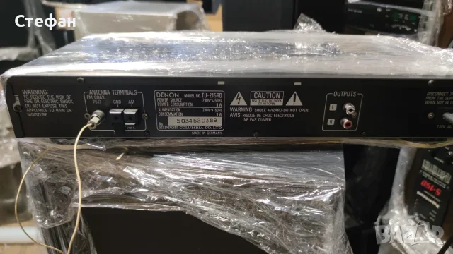 Качествен стерео радио тунер Denon TU-215RD с RDS , снимка 2 - Ресийвъри, усилватели, смесителни пултове - 55836778