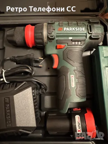 Акумулаторна Parkside бормашина и винтоверт, снимка 3 - Бормашини - 48921045