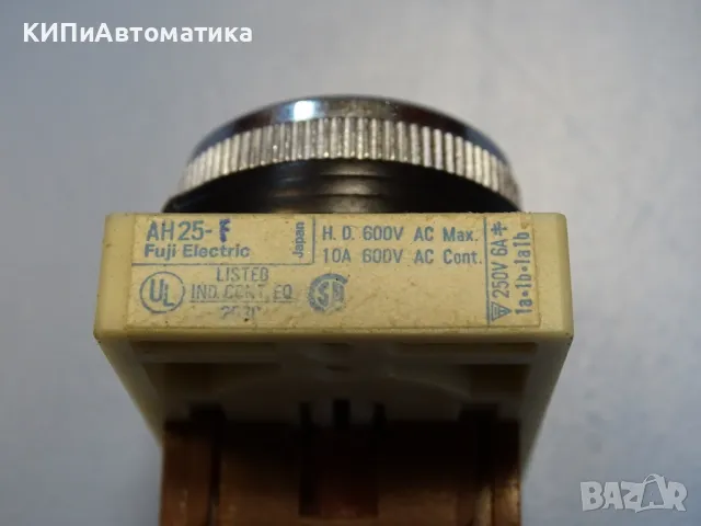 команден бутон FUJI Electric AH25-F push button switch red, снимка 5 - Резервни части за машини - 49192225