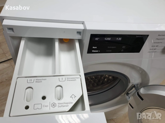 Miele 1600rpm Wi-Fi TwinDos Подсветка Пералня Миеле 12м Гаранция, снимка 6 - Перални - 54153188