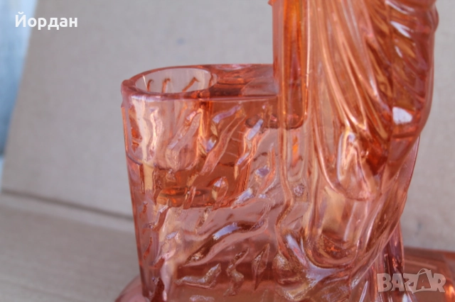 Стъклена фигура на ''Иисус Христос'' , снимка 8 - Антикварни и старинни предмети - 51795955