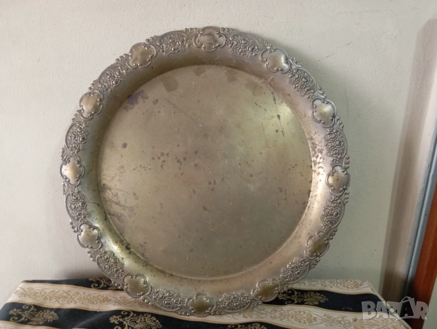 Месингов поднос,табла арт деко