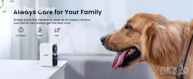 Външна камера със соларен панел IeGeek Battery Camera ZS-GX3S, снимка 11 - Комплекти за видеонаблюдение - 47359991