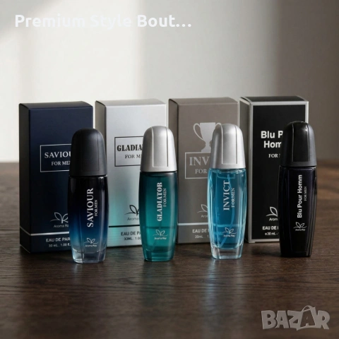 Комплект мъжки парфюми 4x30 мл – 4 аромата за всеки стил и повод