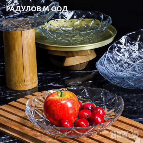 Дълбока стъклена чиния Paşabahçe Estrella , снимка 2 - Аксесоари за кухня - 44430008