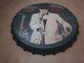 The KING Elvis Presley- автентична табела(тип бирена капачка), снимка 7