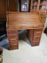 Масивно дъбово писалище в перфектно състояние, снимка 2