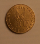 10 франка Франция 1988 Ролан Гарос Юбилейна