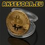 Колекционерска Позлатена биткойн монета за колекция сувенири за познавачи на Bit Coin криптовалутата, снимка 11