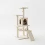 Котешки център за игра и почивка с драскалка и къщичка, 125 см, снимка 1