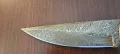 нож ръчна изработка дамаска стомана и камилска кост кания, снимка 2