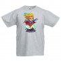Детска тениска DC Super Girl Star Wars,Игра,Изненада,Подарък,, снимка 1 - Детски Блузи и туники - 36658374