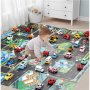 Детска постелка за игра-килим с писта-размери 130х100см, снимка 4