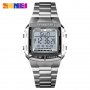 Електронен мъжки спортен часовник SKMEI кварц LED 1381 стомана, снимка 3