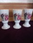 Чаши/вазички от висококачествен порцелан с романтичен декор, снимка 1 - Чаши - 42767928