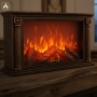 LED камина с ефект на тлеещи въглени , снимка 2
