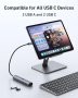 10Gbps USB C хъб, USB C към USB C/A, 4 порта (НЕ поддържа зареждане и монитор), снимка 4