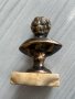 Гръцка скулптура от бронз на Омир. №3815, снимка 8