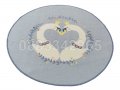 НОВИ! Детски килим кръгъл Ф100см лебеди, снимка 3
