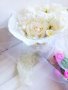 Голям булчински букет със сапунени рози, снимка 1 - Декорация за дома - 42257922