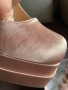 👠 Дамски обувки пудра - сатен 💎, снимка 6