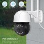 Водонепромокаема ULTRA HD 5MP PTZ 4хZoom WiFi Следяща Камера Микрофон Карта Слот PIR Сензор Движение, снимка 16