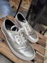 Промо!! Vans Metallic silver sneakers US 7, снимка 1 - Кецове - 35477092