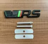 Метална емблема за залепване и монтаж на предна решетка VRS за Skoda , снимка 5