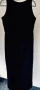 Модерна черна ленена рокля , снимка 6