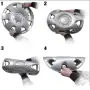 Тасове за джанти 13'' Versaco Dakar Silver/Black, снимка 2