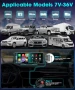 JANSITE универсална мултимедия за кола, преносим сензорен екран 10.26 инча, CarPlay / Android Car, снимка 6