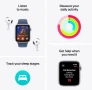 Apple Watch SE (2024), GPS, 40 мм, Starlight, спортна каишка S/M., снимка 3