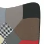 vidaXL Люлеещ стол, пачуърк, плат, снимка 5