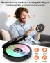 Преносим Bluetooth CD плейър Greadio CD37 със слушалки и вградени високоговорители, 2000 mAh, снимка 5