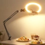 NEEWER 26,67 см настолна LED пръстеновидна лампа, дистанционно, стойка за телефон, N31, снимка 1
