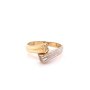 Златен дамски пръстен 2,25гр. размер:54 14кр. проба:585 модел:21878-4, снимка 1