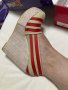 Бежово червени сладурски обувки, снимка 8