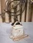 Chanel Луксозна Мини Дамска Кожена Чанта Тип Куфарче С Твърда Дръжка И Дръжка-Верижка Код SEM-842, снимка 3
