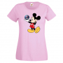 Дамска тениска Mickey Mouse SAAB .Подарък,Изненада,, снимка 5