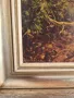 Картина есенен пейзаж с подпис , снимка 2