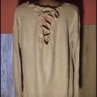 👟⚡️Фешън пуловер в цвят пудра,л размер👉12 лв.💝, снимка 4 - Блузи с дълъг ръкав и пуловери - 31486055