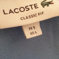 Lacoste Classic Fit Pique Cotton Mens Size 5 - L  ОРИГИНАЛ! Мъжка Тениска!, снимка 13 - Тениски - 44157020