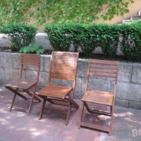 Качествени,градински,сгъваеми столове от тиково дърво, снимка 3 - Градински мебели, декорация  - 42832954