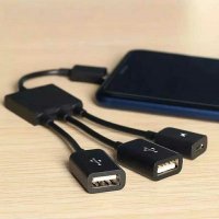 Android USB Hub, снимка 2 - USB кабели - 30699156